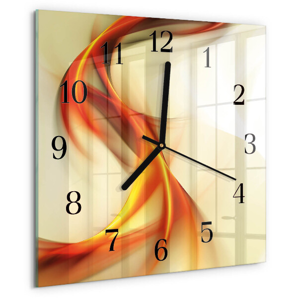 Square wall clock Abstraction