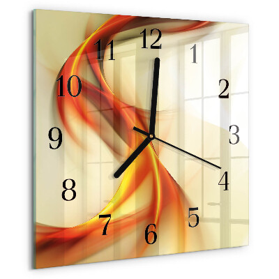 Square wall clock Abstraction