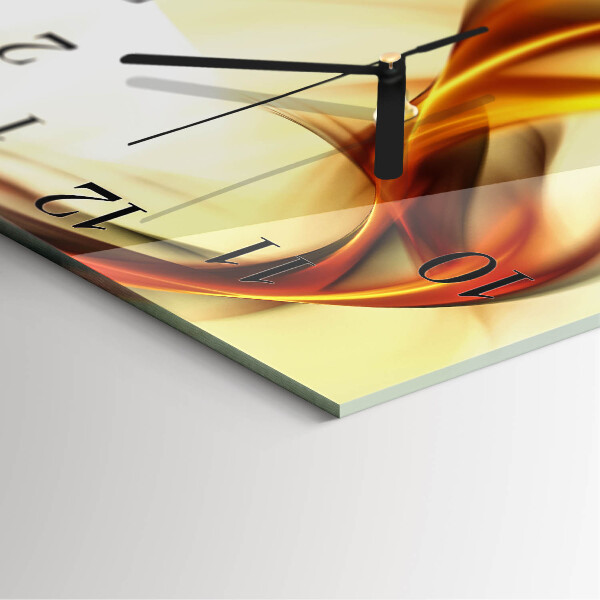 Square wall clock Abstraction