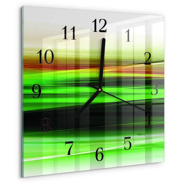 Square wall clock Abstraction