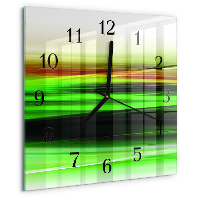 Square wall clock Abstraction