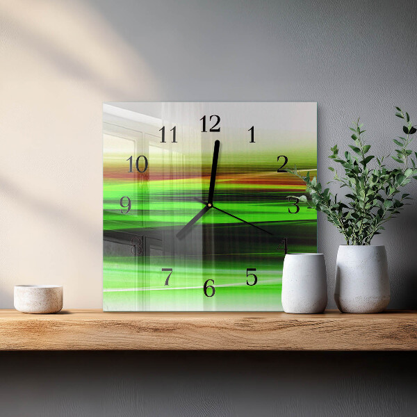 Square wall clock Abstraction