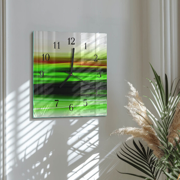 Square wall clock Abstraction