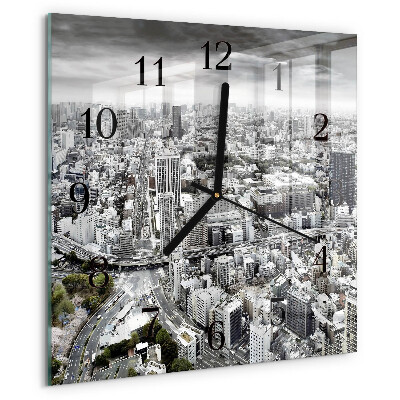 Square wall clock City