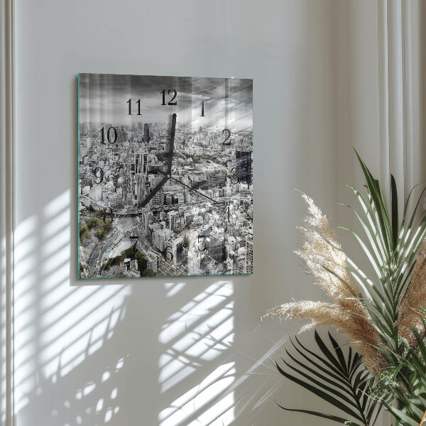 Square wall clock City