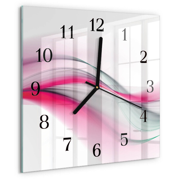 Square wall clock Abstraction