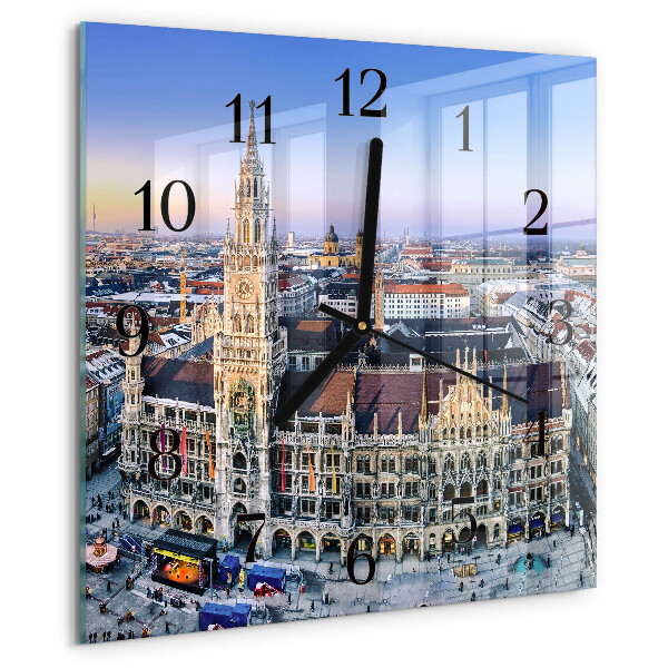 Square wall clock Horizon