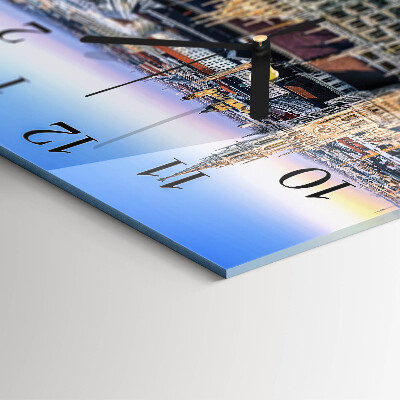 Square wall clock Horizon