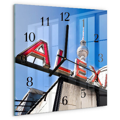 Square wall clock Alexander Square