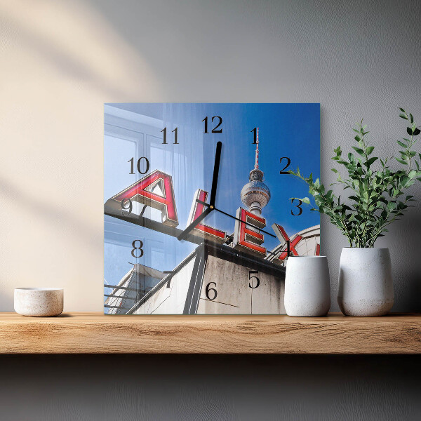 Square wall clock Alexander Square