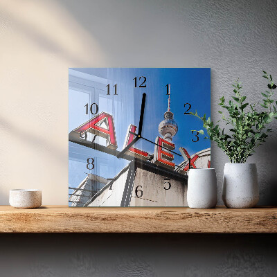 Square wall clock Alexander Square
