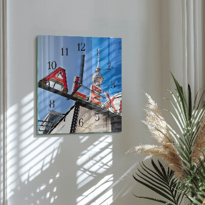 Square wall clock Alexander Square