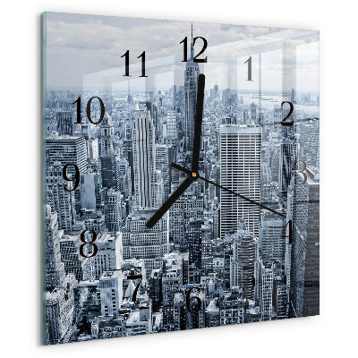 Square wall clock City
