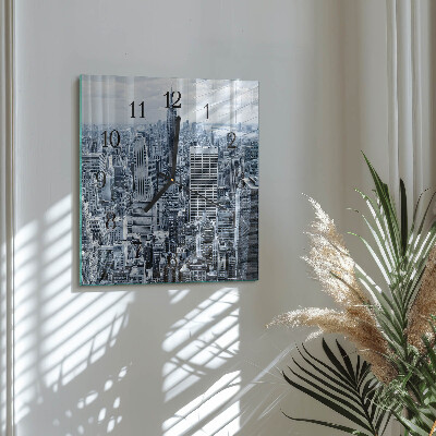 Square wall clock City
