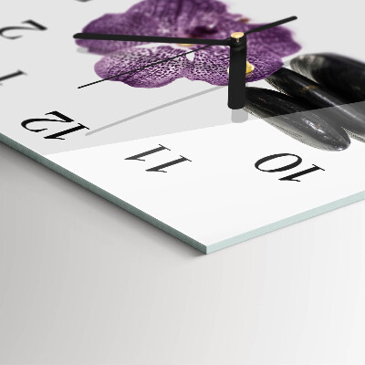 Square wall clock Stones