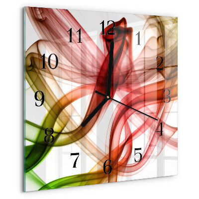 Square wall clock Abstraction