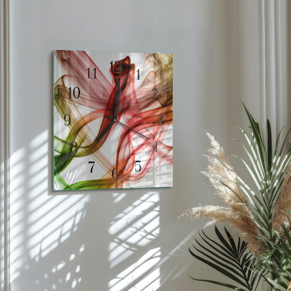 Square wall clock Abstraction