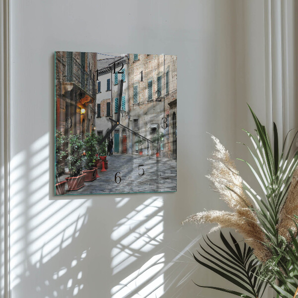 Square wall clock Avenue