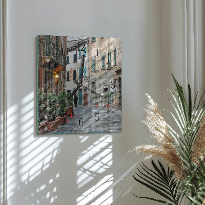 Square wall clock Avenue