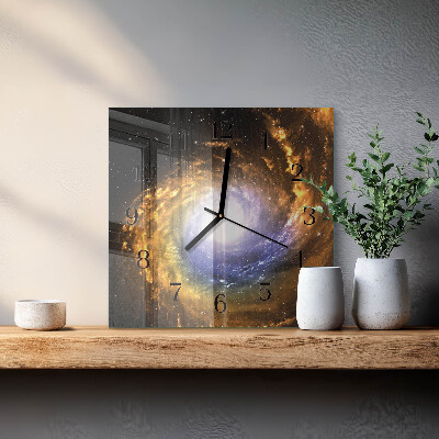 Square wall clock Cosmos