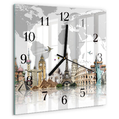Square wall clock World