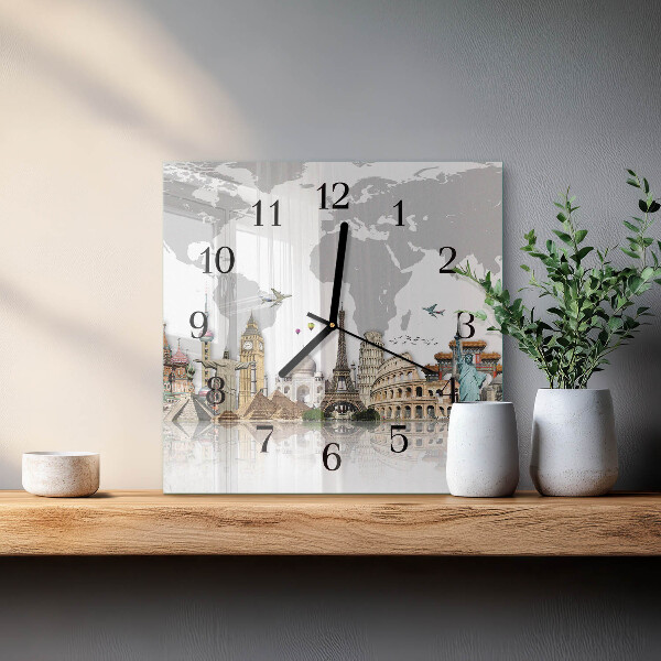 Square wall clock World