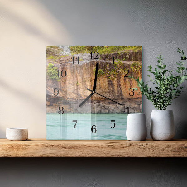 Square wall clock Cliff