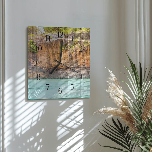 Square wall clock Cliff