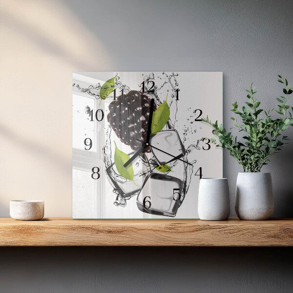 Square wall clock Blackberry
