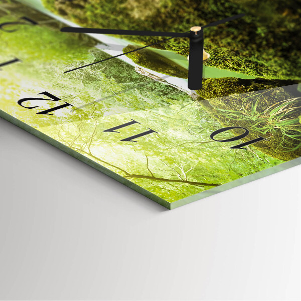 Square wall clock Nature