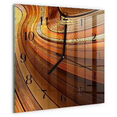Square wall clock Abstraction