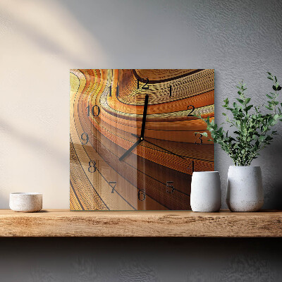 Square wall clock Abstraction