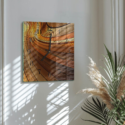 Square wall clock Abstraction