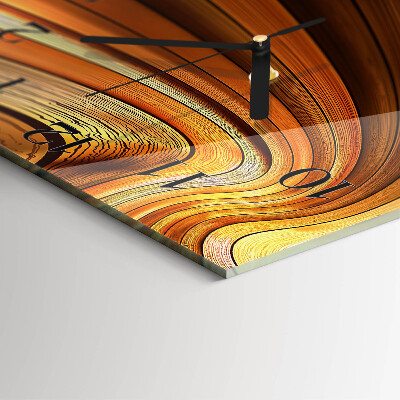 Square wall clock Abstraction