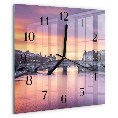 Square wall clock River City