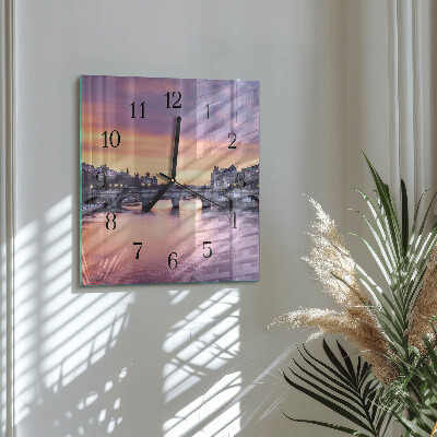 Square wall clock River City