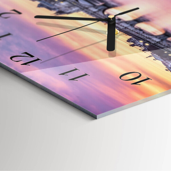 Square wall clock River City
