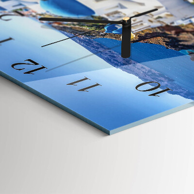 Square wall clock Santorini