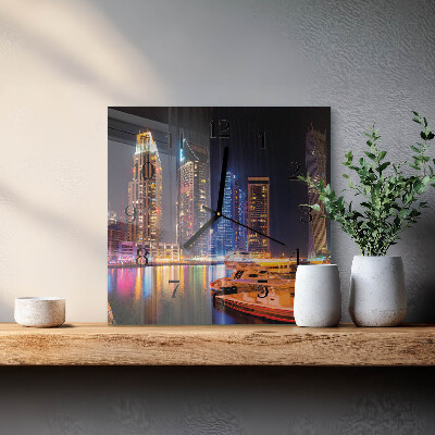 Square wall clock Horizon