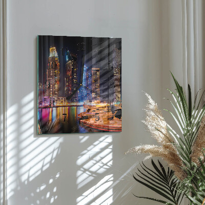 Square wall clock Horizon