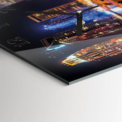 Square wall clock Horizon