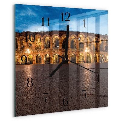 Square wall clock Statue