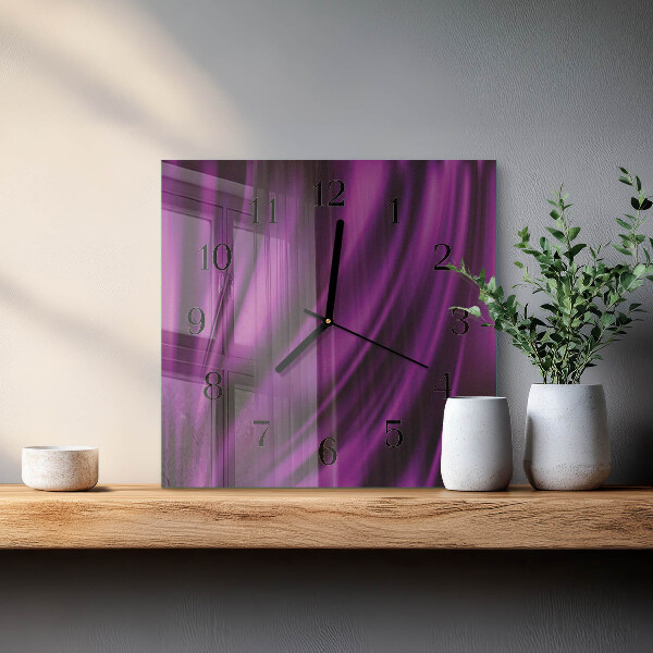 Square wall clock Abstraction