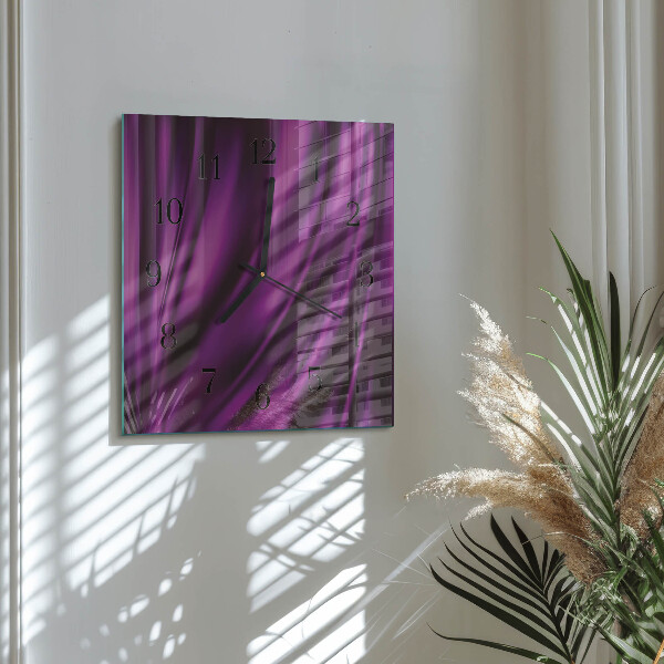 Square wall clock Abstraction