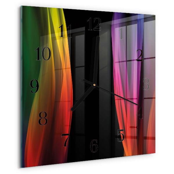 Square wall clock Abstraction