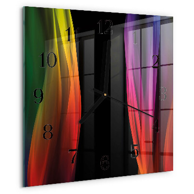 Square wall clock Abstraction
