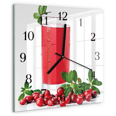 Square wall clock Cranberries