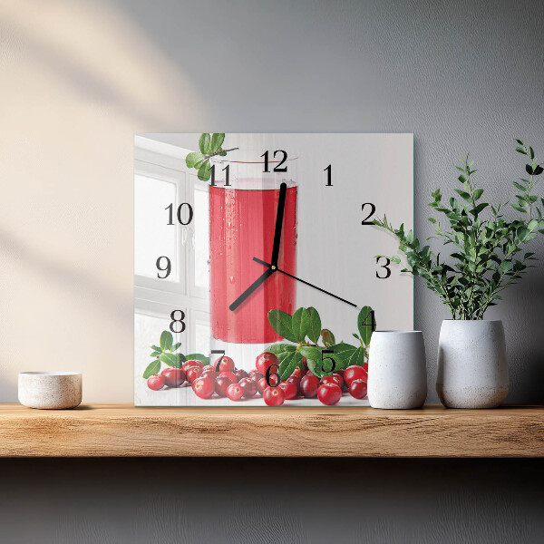 Square wall clock Cranberries