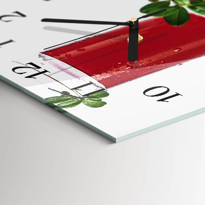 Square wall clock Cranberries
