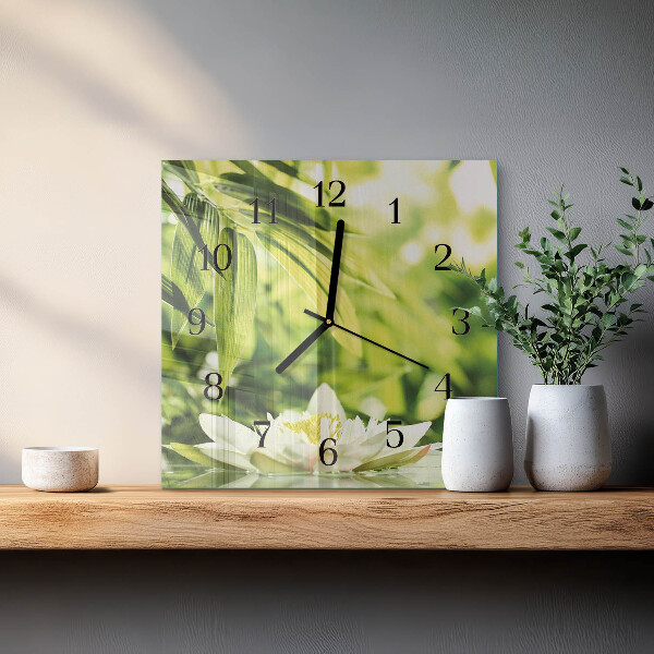 Square wall clock Nature